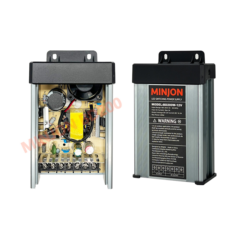 BD200W-12V Classic Rainproof LED Power Supply